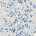 Seabrook Designs Great Wall Floral Metallic Silver & Sky Blue Wallpaper