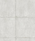 Seabrook Designs Great Wall Blocks Metallic Silver & Off-White Wallpaper