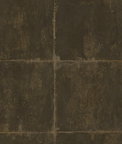 Seabrook Designs Great Wall Blocks Metallic Mocha & Gold Wallpaper