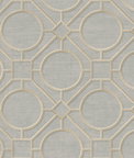 Seabrook Designs Silk Road Trellis Metallic Gold & Gray Wallpaper