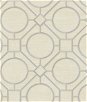 Seabrook Designs Silk Road Trellis Metallic Silver & Linen Wallpaper