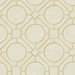 Seabrook Designs Silk Road Trellis Metallic Gold & Linen Wallpaper