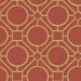 Seabrook Designs Silk Road Trellis Metallic Gold & Crimson Wallpaper