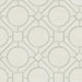Seabrook Designs Silk Road Trellis Metallic Mint & Off-White Wallpaper
