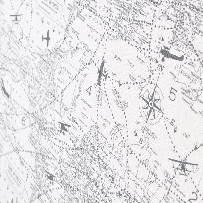 Premier Prints Air Traffic Felix/Natural Fabric image 3 of 5
