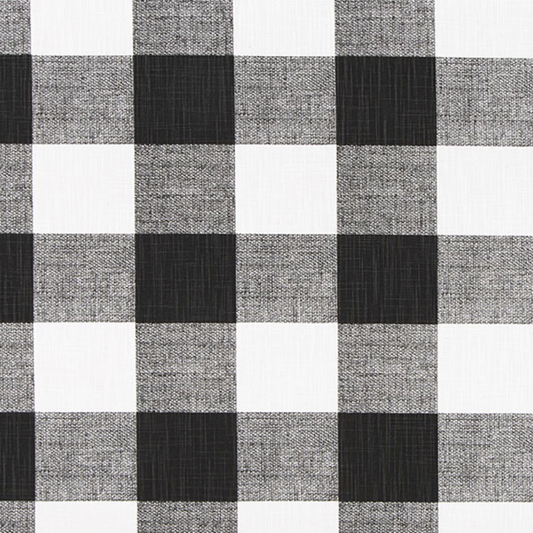 Premier Prints Alexander Black Canvas Fabric