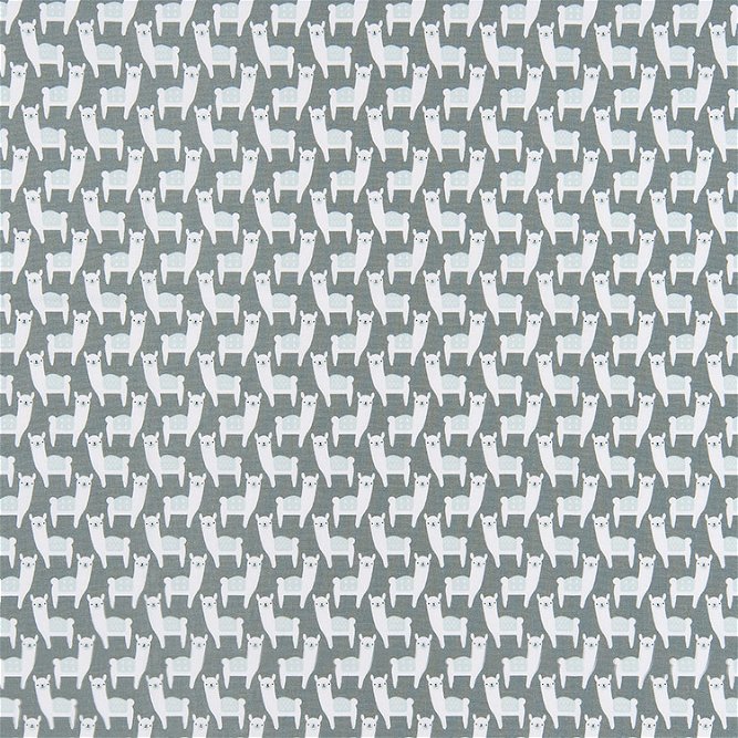 Premier Prints Alpaca Farm Sundown Grey Canvas Fabric