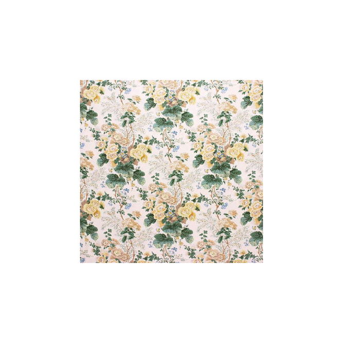 Lee Jofa Althea Cotton Print Citron Fabric