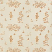 Kravet Friendly Folk Melon Orange Fabric