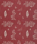 Kravet Friendly Folk Huntsman Red Fabric