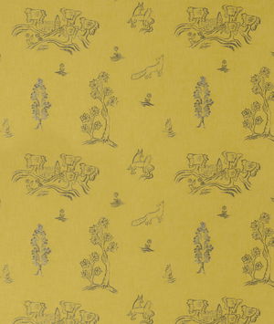 Kravet Friendly Folk Provencal Yellow Fabric