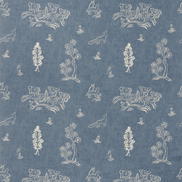 Kravet Friendly Folk Happy Blue Fabric
