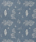 Kravet Friendly Folk Happy Blue Fabric