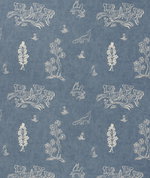 Kravet Friendly Folk Happy Blue