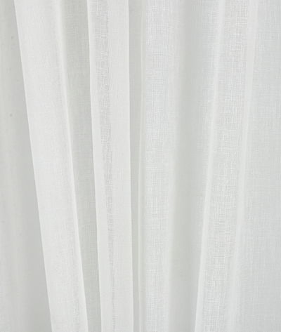 RK Classics 118 inch Boswell FR Sheer White Fabric