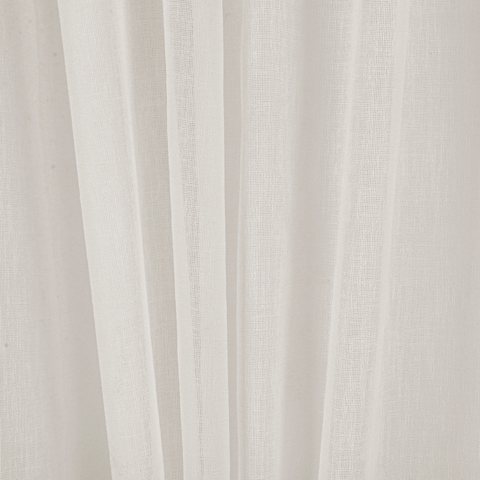 RK Classics 118" Boswell FR Sheer White Fabric image 1 of 2