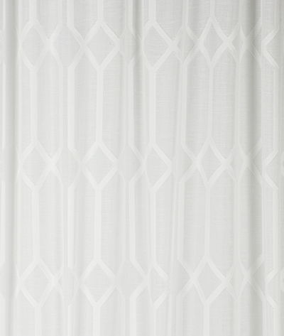 RK Classics 118 inch Moreover Sheer White Fabric