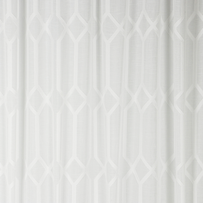 RK Classics 118" Moreover Sheer White Fabric image 1 of 2