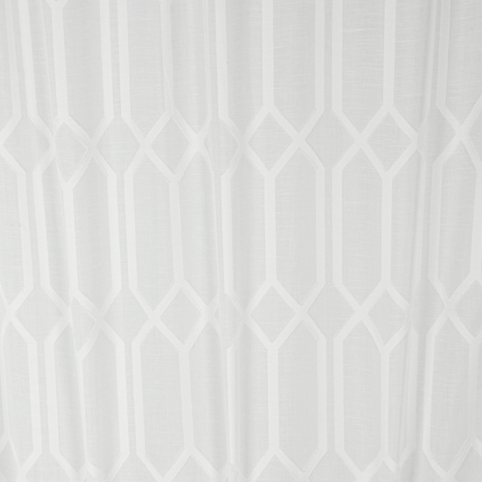 RK Classics 118" Moreover Sheer White Fabric image 2 of 2
