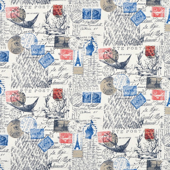 Premier Prints Amore Primary/Natural Canvas Fabric image 1 of 5