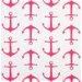 Premier Prints Anchors Candy Pink Fabric thumbnail image 1 of 5