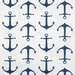 Premier Prints Anchors Premier Navy Slub Fabric
