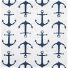 Premier Prints Anchors Premier Navy Slub Fabric - Image 1
