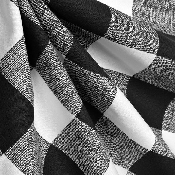 Premier Prints Anderson Black Fabric | OnlineFabricStore
