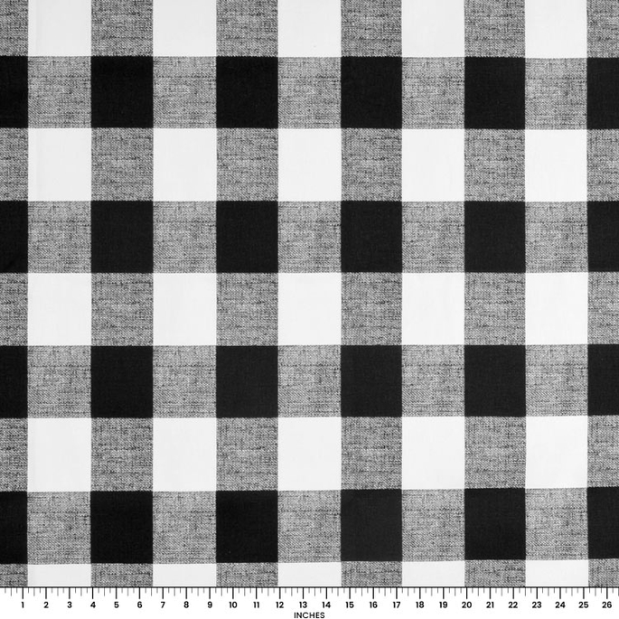 Premier Prints Anderson Black Fabric image 4 of 4