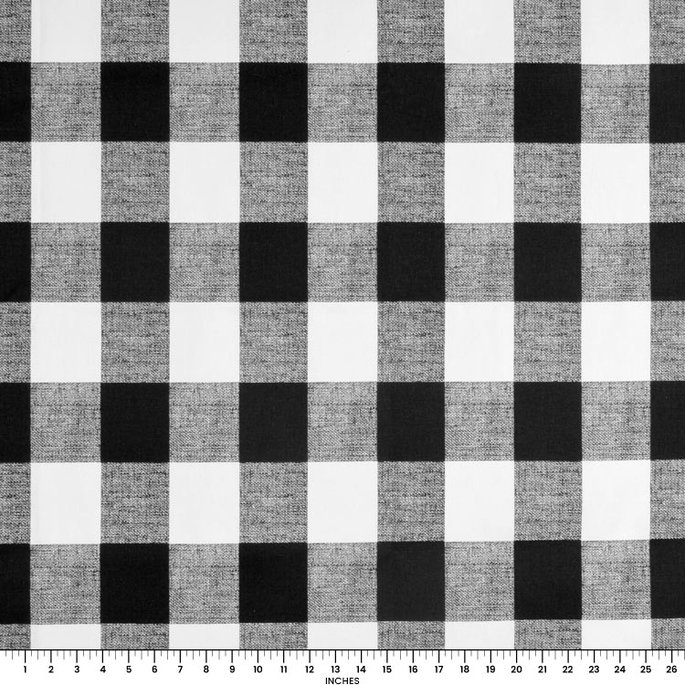 Premier Prints Anderson Black Fabric image 4 of 4