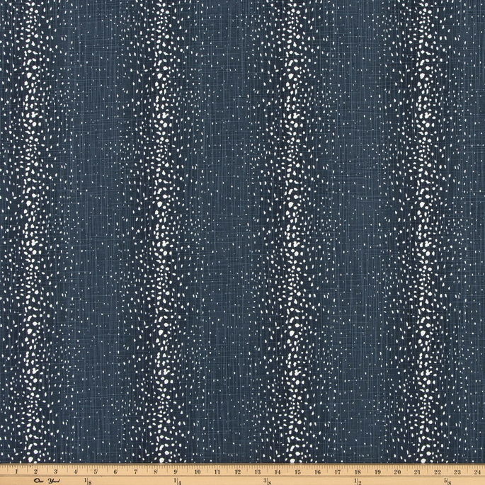 Premier Prints Antelope Dark Peacoat Slub Canvas Fabric image 2 of 2