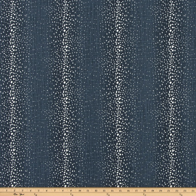 Premier Prints Antelope Dark Peacoat Slub Canvas Fabric image 2 of 2