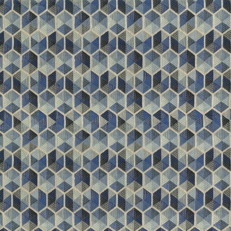 ABBEYSHEA Stainglass 302 Glacier Fabric