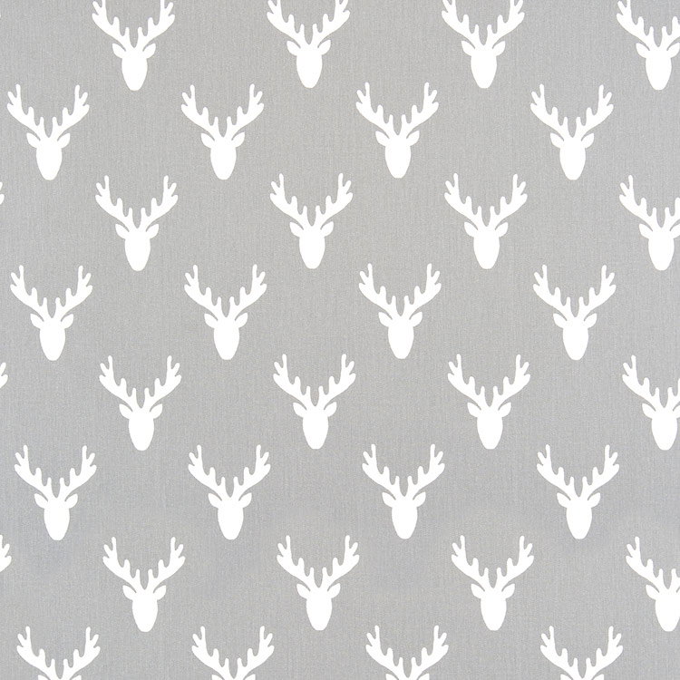 Premier Prints Antlers Storm Twill Fabric