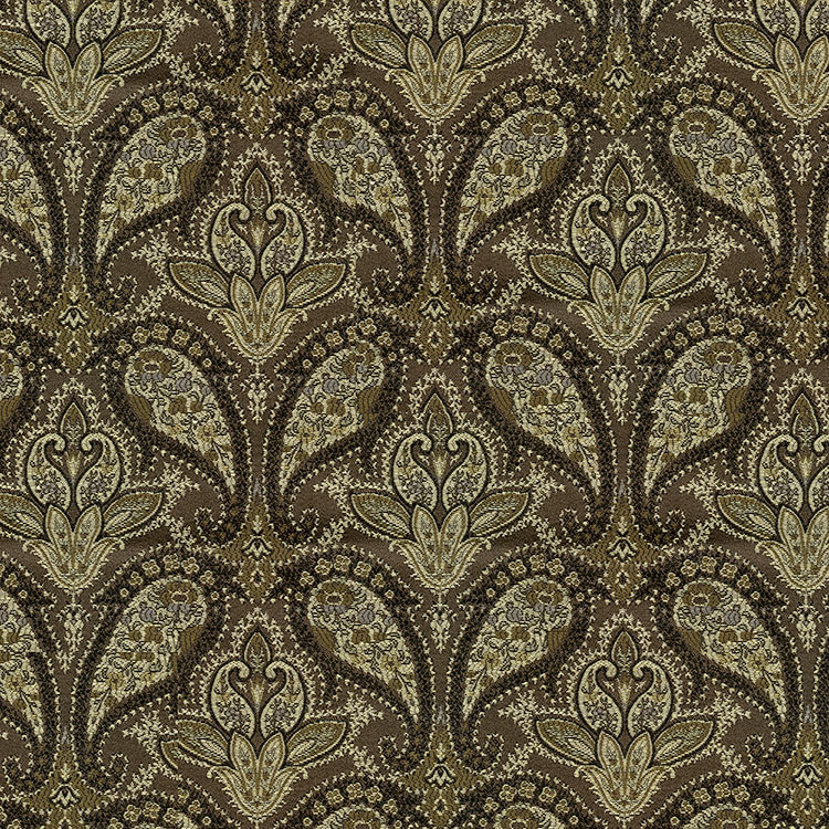 ABBEYSHEA Marie 87 Polished Walnut Fabric