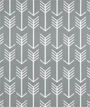 Premier Prints Arrow Cool Grey Fabric