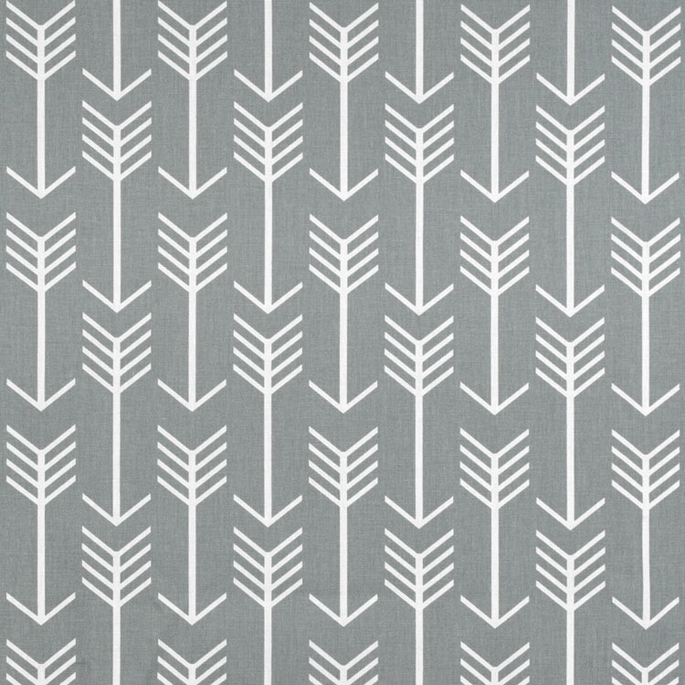 Premier Prints Arrow Cool Grey Fabric image 1 of 3