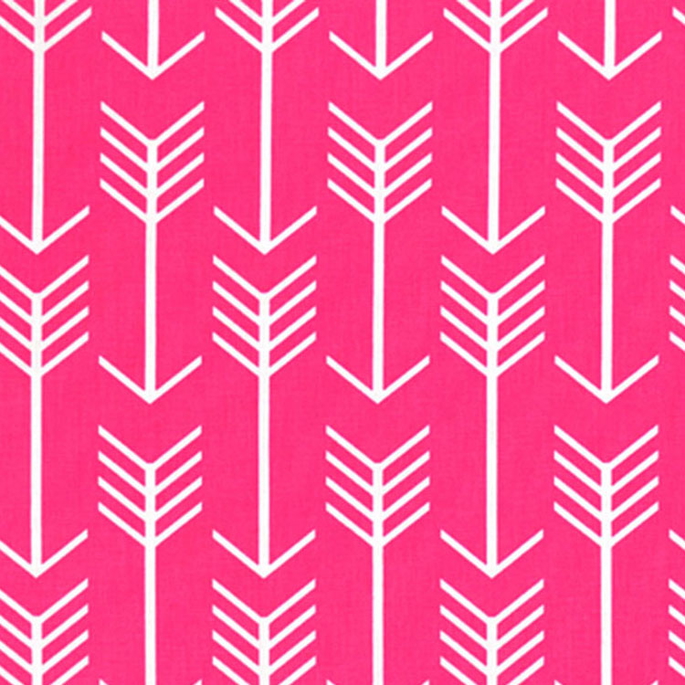Premier Prints Arrow Candy Pink Canvas Fabric image 1 of 1