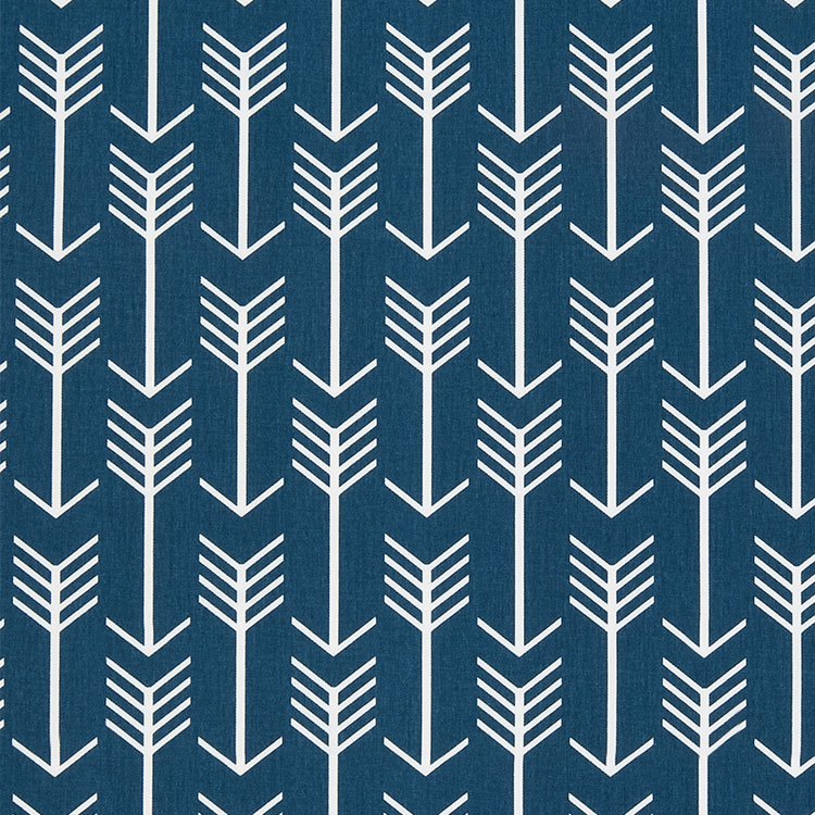 Premier Prints Arrow Premier Navy/White Twill Fabric