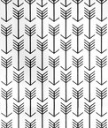 Premier Prints Arrow White Black Fabric