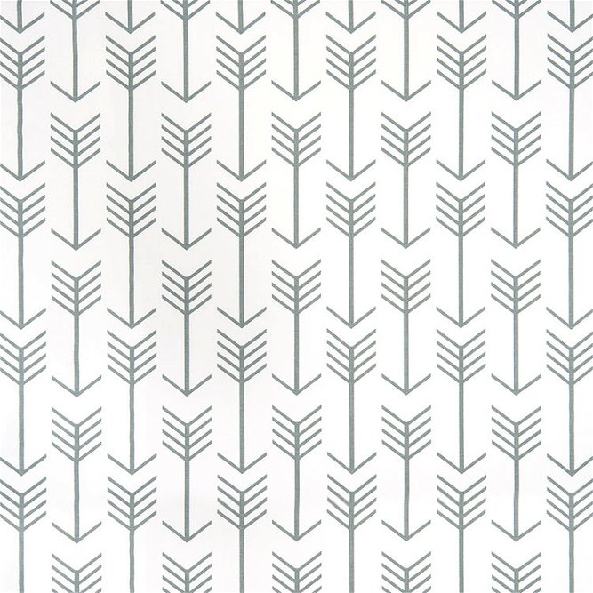 Premier Prints Arrow White Cool Grey Fabric