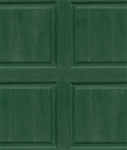 NextWall Peel & Stick Washed Faux Panel Emerald Green Wallpaper
