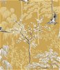 NextWall Peel & Stick Bird Garden Ochre Wallpaper