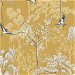 NextWall Peel &amp; Stick Bird Garden Ochre Wallpaper thumbnail image 1 of 4