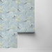 NextWall Peel &amp; Stick Bird Garden Light Blue Wallpaper thumbnail image 2 of 4