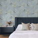 NextWall Peel &amp; Stick Bird Garden Light Blue Wallpaper thumbnail image 4 of 4