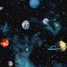 NextWall Peel &amp; Stick Cosmos Ebony Wallpaper thumbnail image 1 of 4