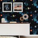 NextWall Peel &amp; Stick Cosmos Ebony Wallpaper thumbnail image 3 of 4