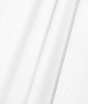 6 Oz White Poly Spandex Fabric
