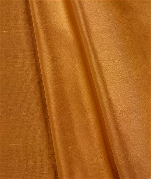 Premium Pecan Silk Shantung Fabric